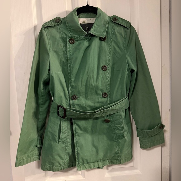 Hazzy’s Jackets & Blazers - Hazzy’s Green Double-Breasted Field Coat